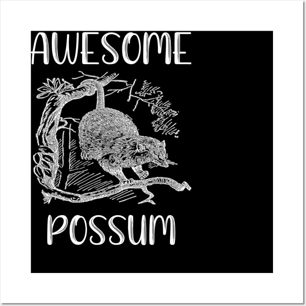 Awesome Possum Wall Art by DANPUBLIC